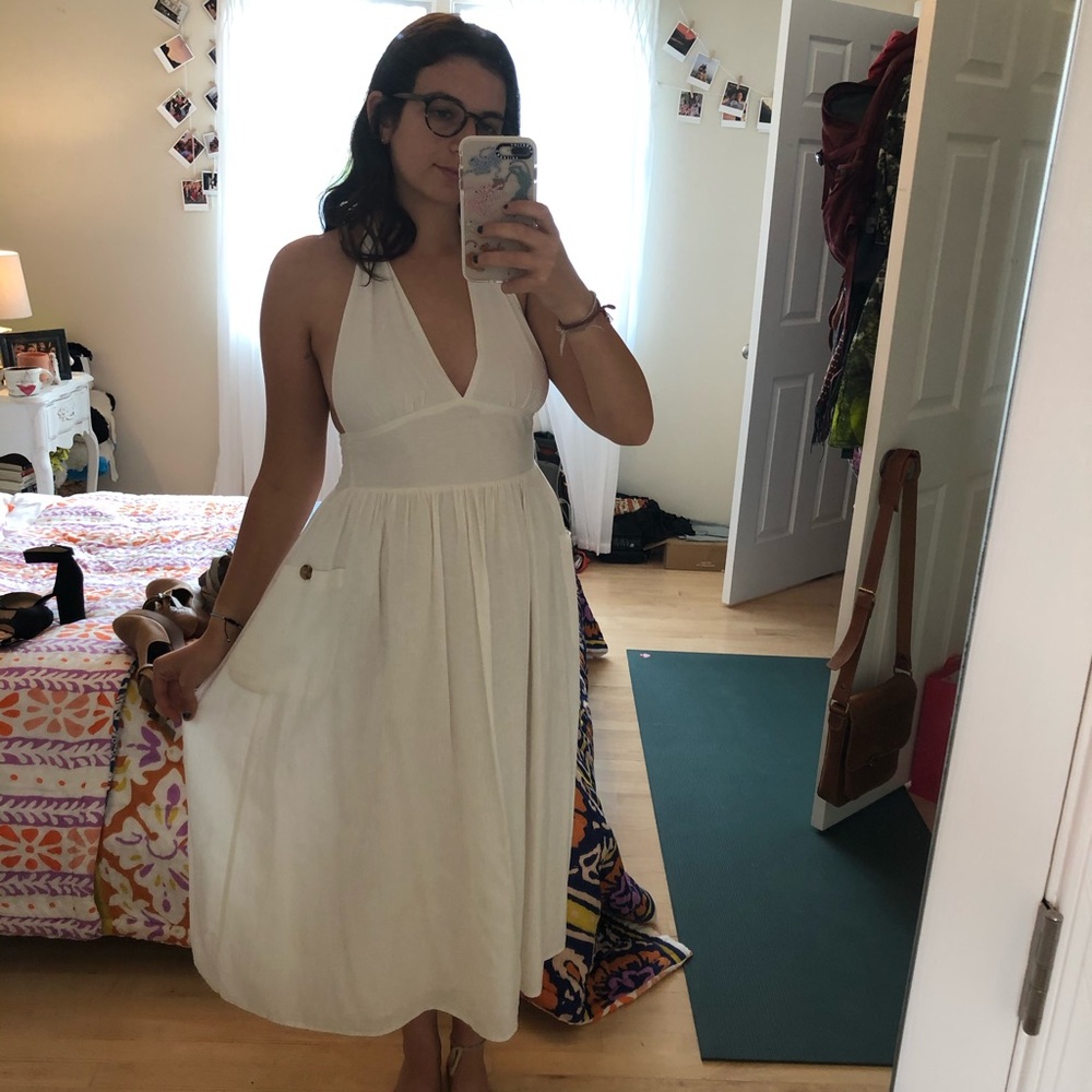 UO Midi Halter Dress